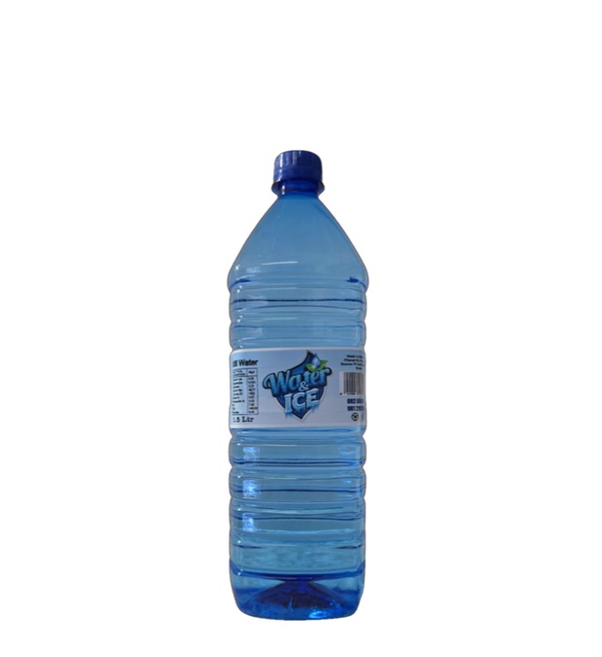 1.5 litre bottle of still purified water